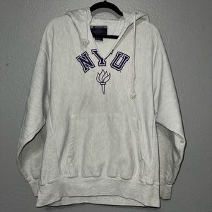 Vintage NYU Champion Hoodie